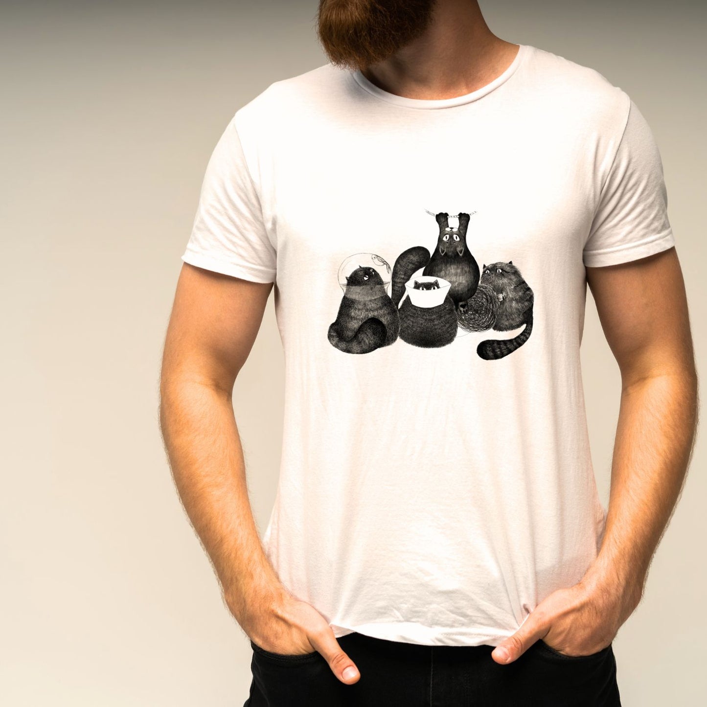 Black Cats - T-shirt