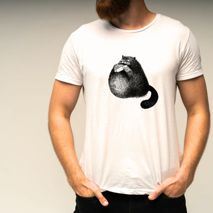 Eating Cat - T-shirt