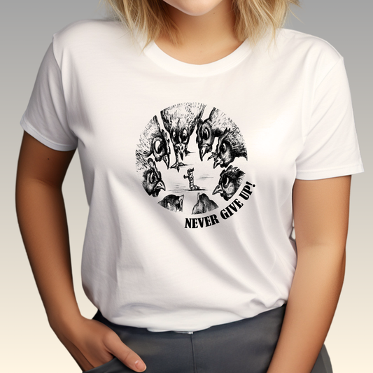 Never Give Up - T-shirt